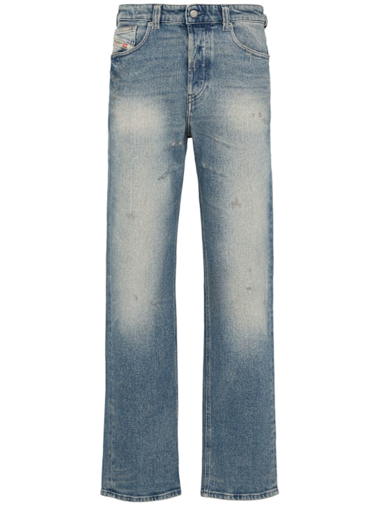 Diesel: 1988 d-ark mid rise straight jeans - Blue - women_0 | Luisa Via Roma