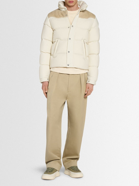 Moncler: Chaqueta de plumas de nylon - men_1 | Luisa Via Roma