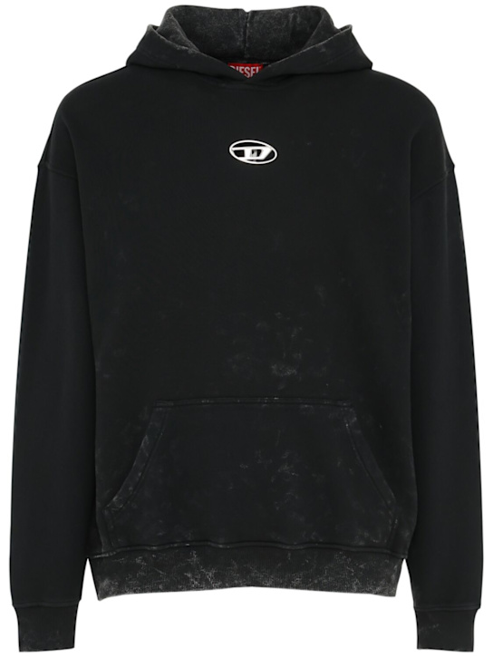 Diesel: S-boxt relaxed fit hoodie - men_0 | Luisa Via Roma