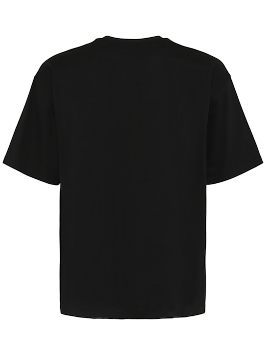 Diesel: T-boxt 릴렉스 레이저 컷 로고 티셔츠 - 블랙 - men_1 | Luisa Via Roma