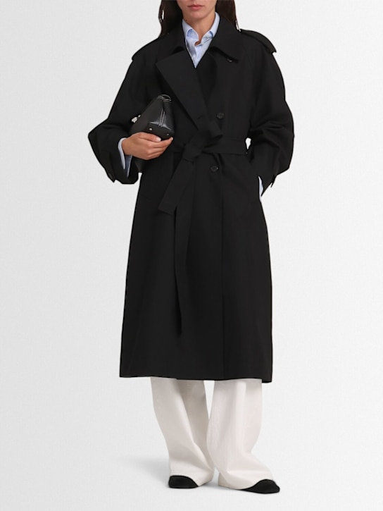 Dunst: Oversize cotton blend trench coat - women_1 | Luisa Via Roma