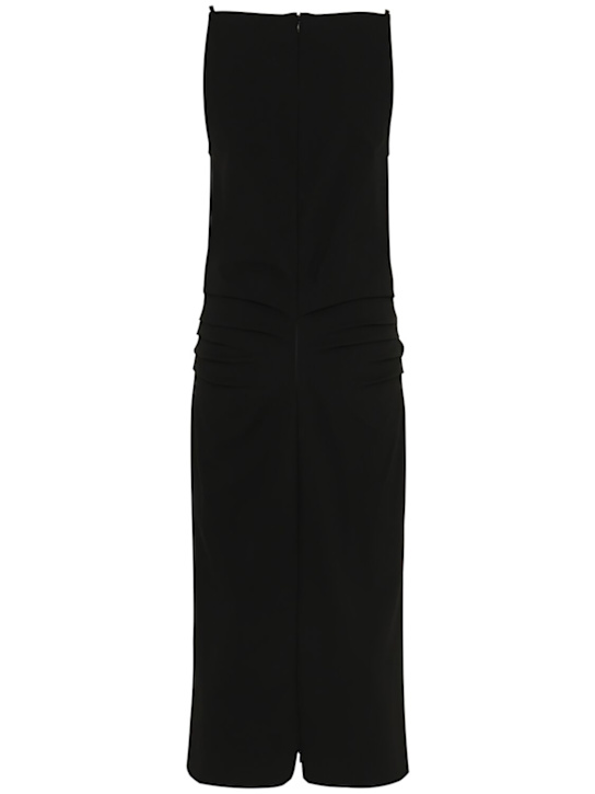 Proenza Schouler: Priya bi-stretch cotton blend midi dress - Black - women_0 | Luisa Via Roma