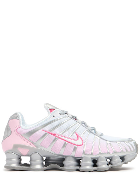Nike: Sneakers Shox TL - Mtlc Platinum/P - women_0 | Luisa Via Roma
