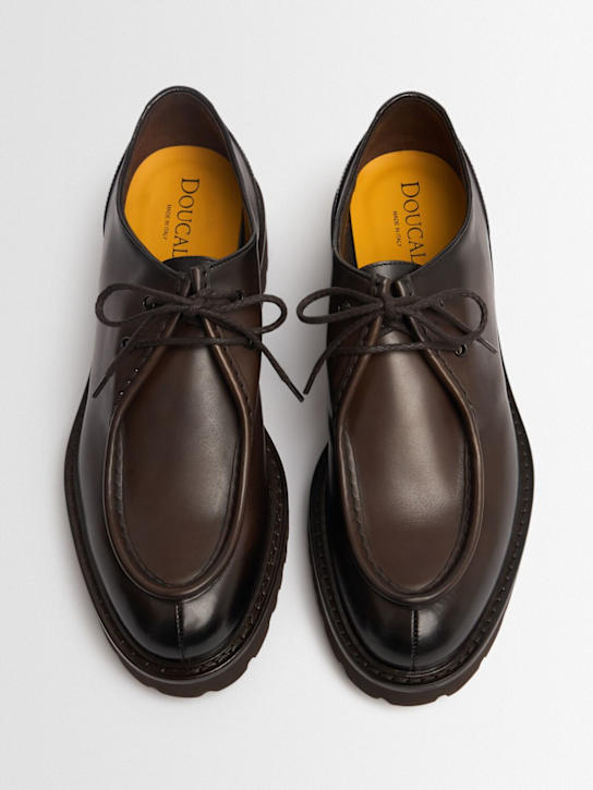 Doucal's: Paraboot leather lace-up shoes - men_1 | Luisa Via Roma
