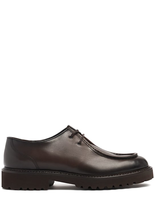Doucal's: Paraboot leather lace-up shoes - men_0 | Luisa Via Roma