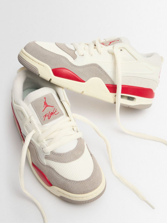 Jordan: Sneakers Air Jordan 4 RM GS - Sail/Fire Red-c - kids-girls_1 | Luisa Via Roma