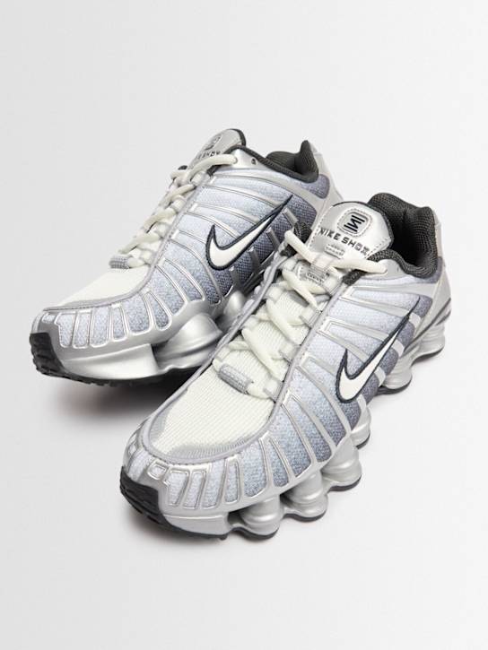 Nike: Sneakers Shox TL Print - Metallic Silver - women_1 | Luisa Via Roma