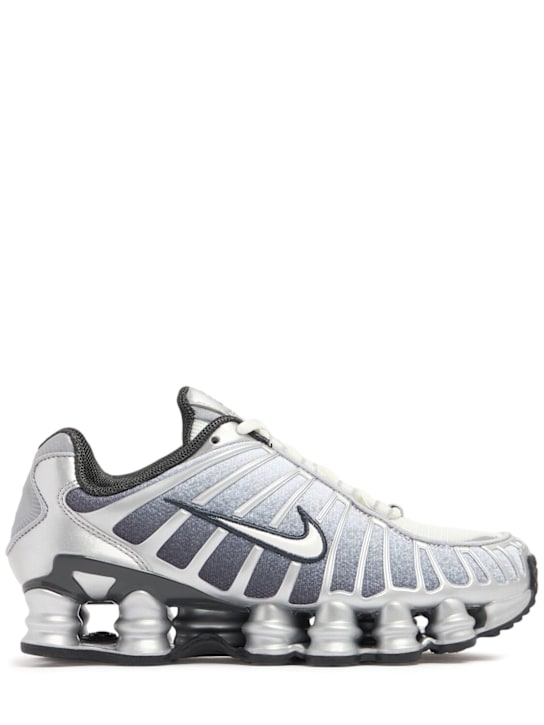 Nike: Sneakers Shox TL Print - Metallic Silver - women_0 | Luisa Via Roma