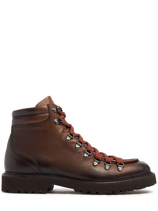 Doucal's: Leather ankle boots - men_0 | Luisa Via Roma