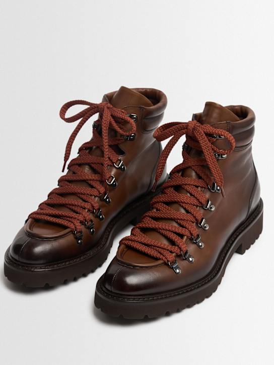 Doucal's: Leather ankle boots - men_1 | Luisa Via Roma