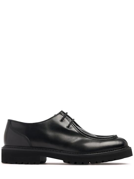 Doucal's: Paraboot leather lace-up shoes - men_0 | Luisa Via Roma