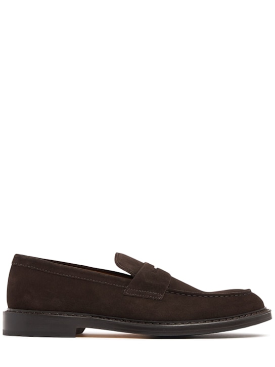 Doucal's: Suede loafers - men_0 | Luisa Via Roma