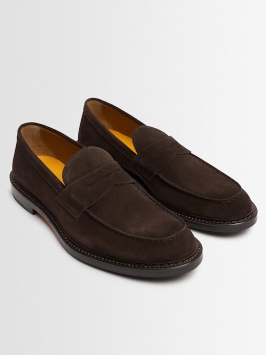 Doucal's: Suede loafers - men_1 | Luisa Via Roma