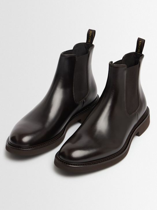 Doucal's: Leather beatle boots - men_1 | Luisa Via Roma