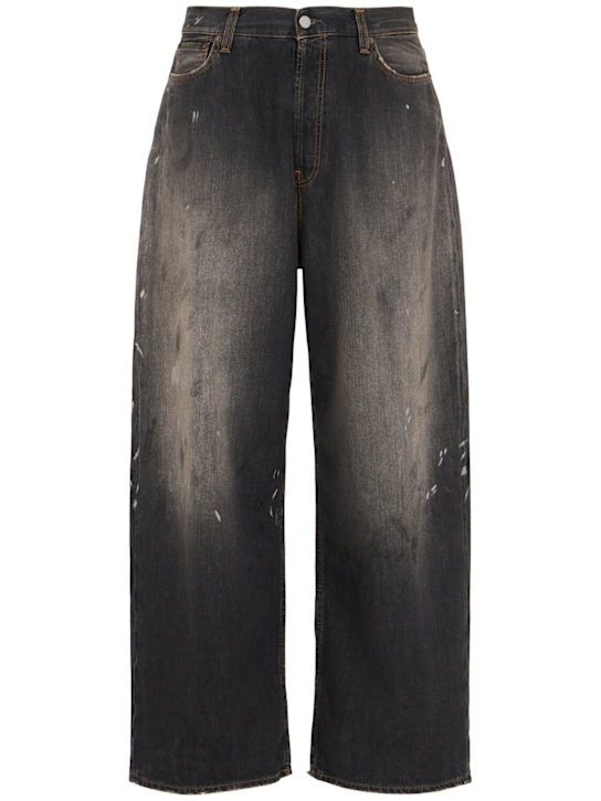 Acne Studios: Trafalgar 2023 Loose fit jeans - Black - men_0 | Luisa Via Roma