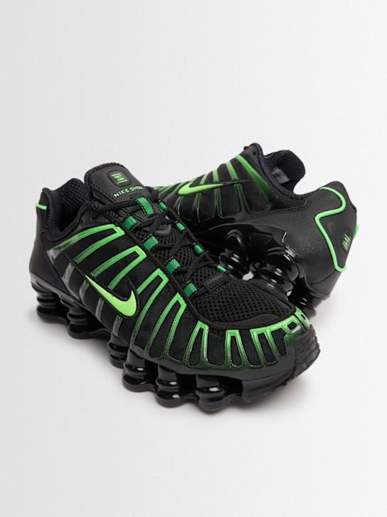 Nike: Sneakers Shox TL - Black/Green Str - women_1 | Luisa Via Roma