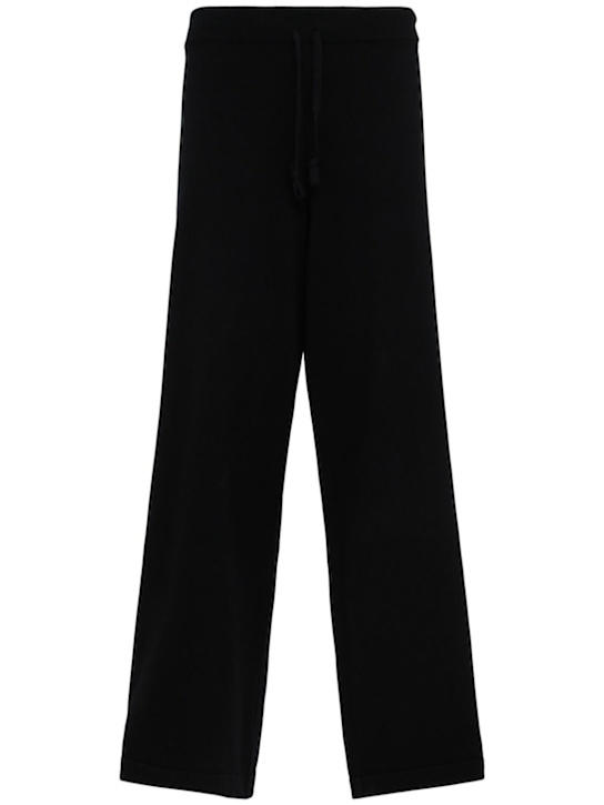 Annagreta: Aurora wool knit pants - Black - women_0 | Luisa Via Roma
