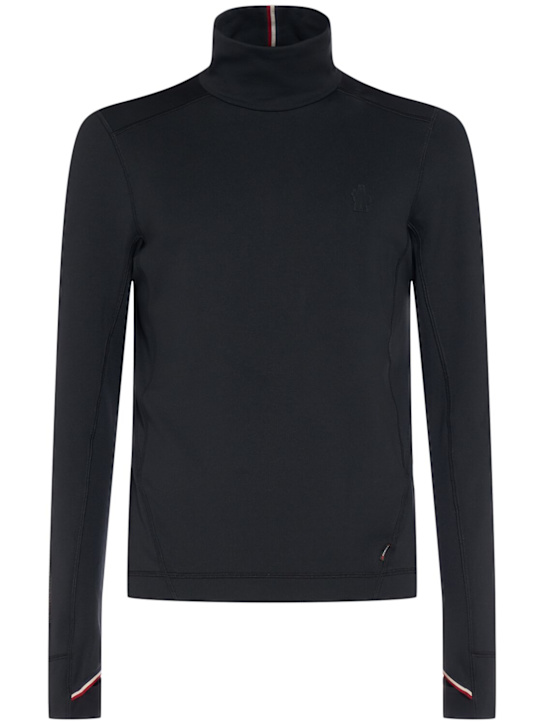Moncler Grenoble: Polartec turtleneck sweatshirt - men_0 | Luisa Via Roma