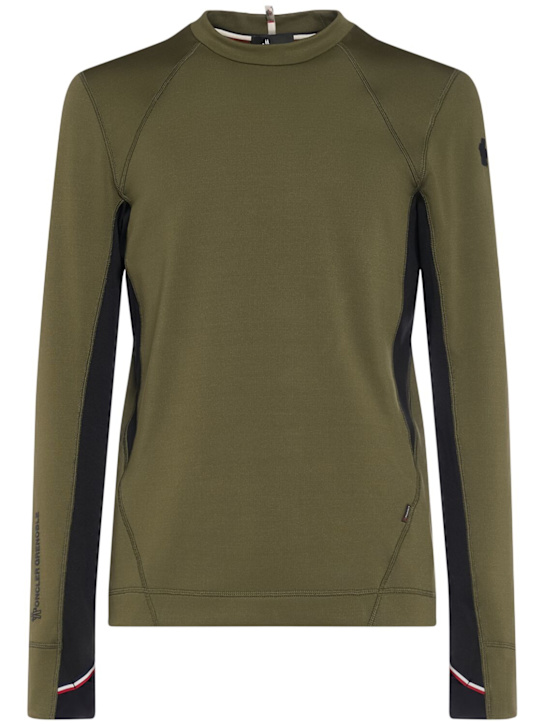 Moncler Grenoble: Polartec sweatshirt - men_0 | Luisa Via Roma