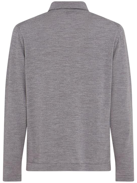 The Core: ウールニットポロ - グレー - men_1 | Luisa Via Roma