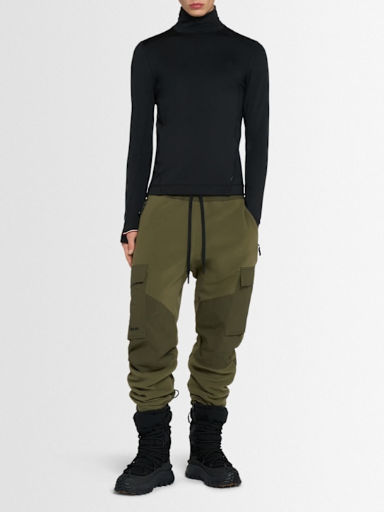 Moncler Grenoble: Polartec turtleneck sweatshirt - men_1 | Luisa Via Roma