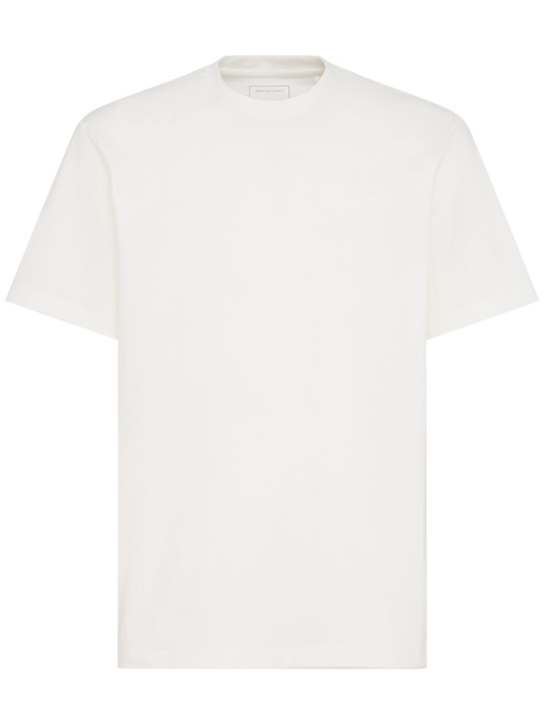 Y-3: GFX cotton t-shirt - White - men_0 | Luisa Via Roma