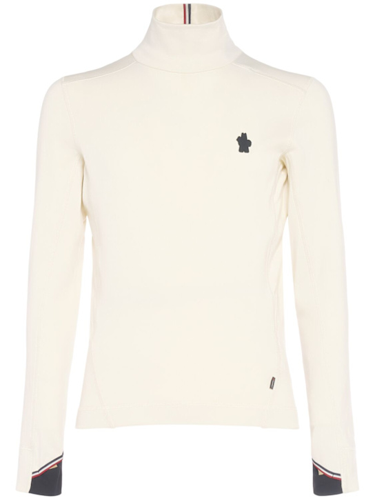 Moncler Grenoble: Polartec turtleneck sweatshirt - men_0 | Luisa Via Roma