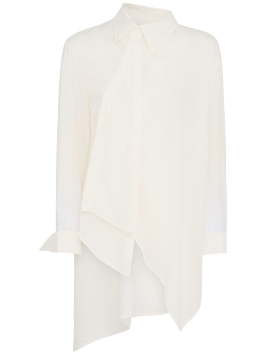 Yohji Yamamoto: Asymmetric shirt - women_0 | Luisa Via Roma