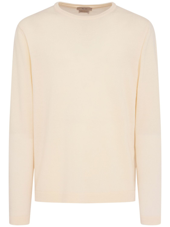 The Core: ウールニットクルーネックセーター - ベージュ - men_0 | Luisa Via Roma