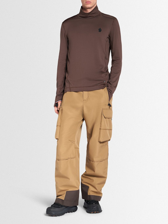 Moncler Grenoble: Polartec turtleneck sweatshirt - men_1 | Luisa Via Roma