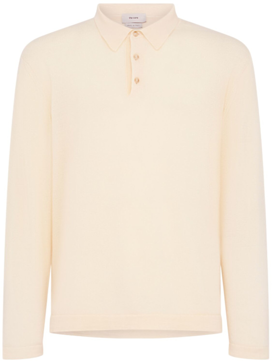 The Core: ウールニットポロ - ベージュ - men_0 | Luisa Via Roma