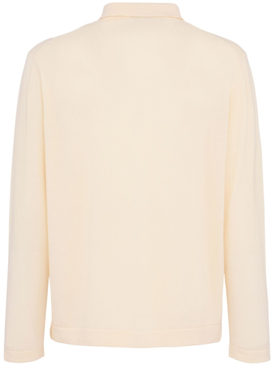 The Core: ウールニットポロ - ベージュ - men_1 | Luisa Via Roma