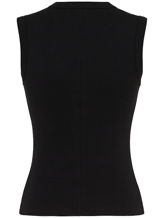 Flore Flore: Jill cotton jersey tank top - women_1 | Luisa Via Roma