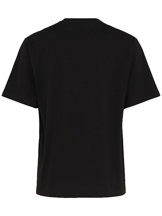 Dolce&Gabbana: Jersey t-shirt - Black - men_1 | Luisa Via Roma