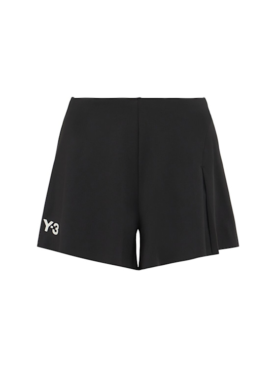 Y-3: Tennis Match Pro shorts - Black - women_0 | Luisa Via Roma