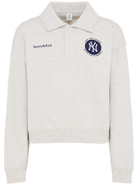 Sporty & Rich: World Series polo sweatshirt - women_0 | Luisa Via Roma