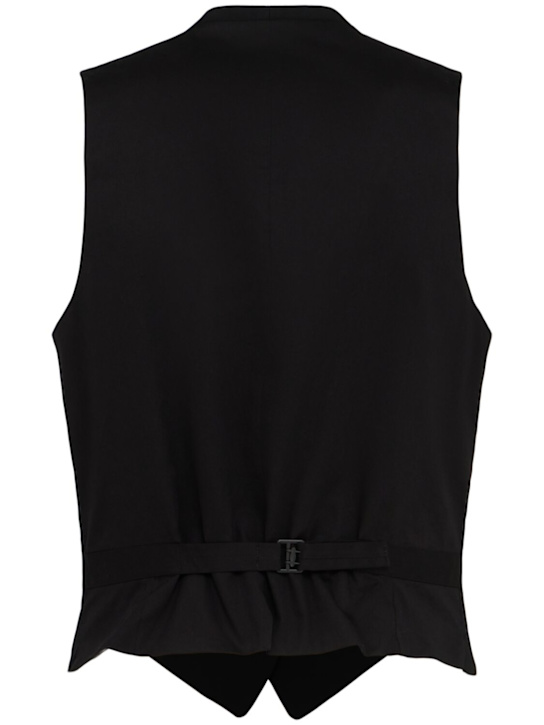 Yohji Yamamoto: Tailored vest - men_1 | Luisa Via Roma