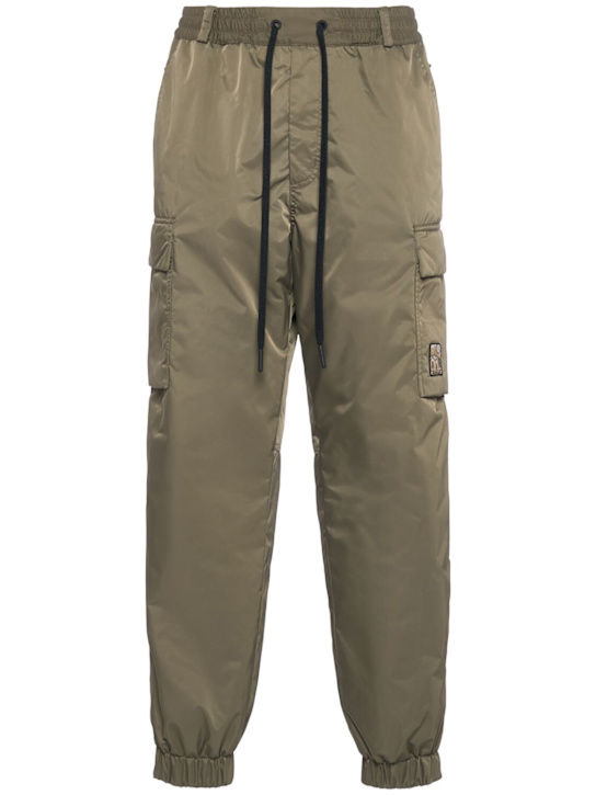 Moncler Grenoble: Micro tech gabardine cargo pants - men_0 | Luisa Via Roma