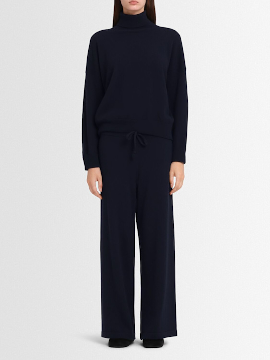 Annagreta: Flaminiaウールニット タートルネックセーター - ブルー - women_1 | Luisa Via Roma