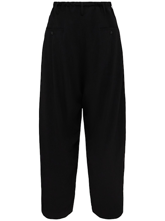Yohji Yamamoto: New Standard jogger pants - Black - men_1 | Luisa Via Roma