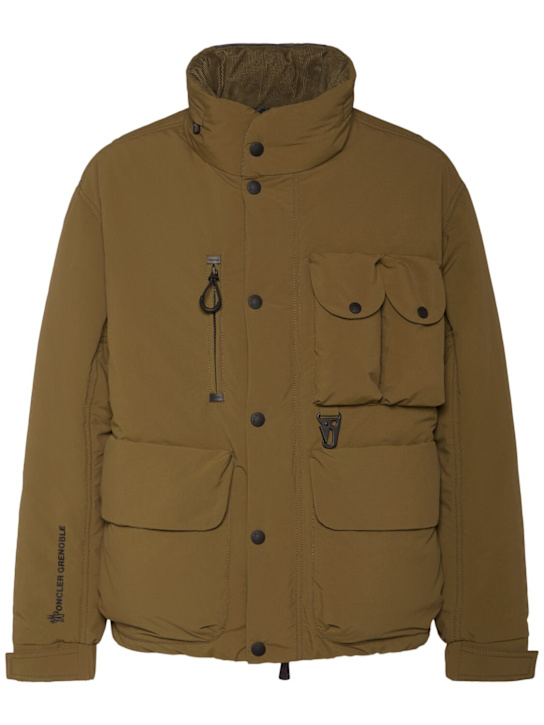 Moncler Grenoble: Biganos tech down jacket - men_0 | Luisa Via Roma