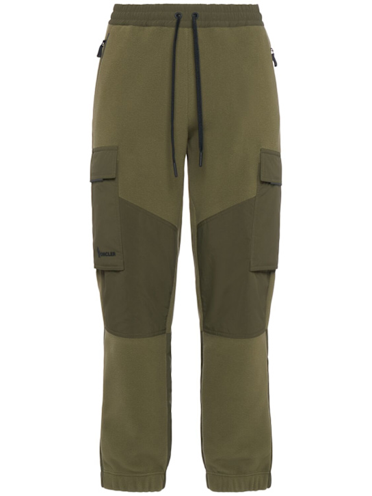 Moncler Grenoble: Nylon blend jogging sweatpants - men_0 | Luisa Via Roma