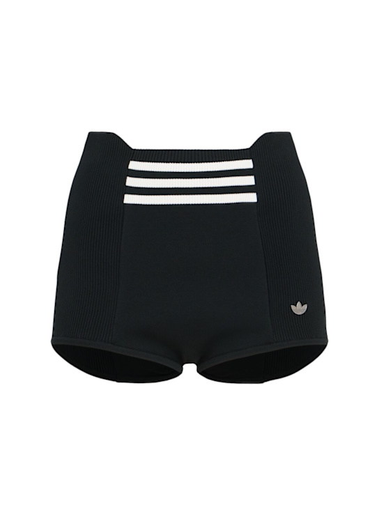 adidas Originals: Boyshort hot pants - Black - women_0 | Luisa Via Roma
