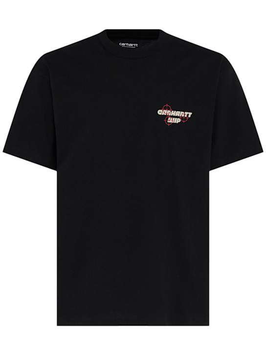 Carhartt WIP: T-Shirt „Wiptopie“ - Schwarz - men_0 | Luisa Via Roma