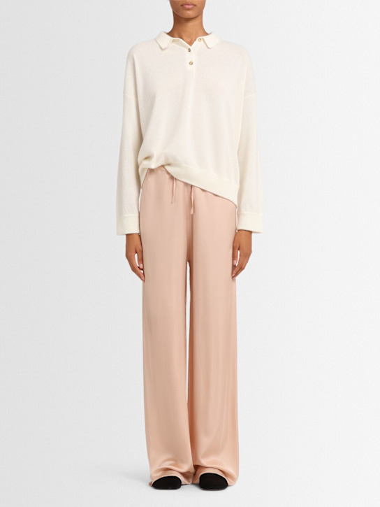 Annagreta: Editta ウールニットポロ - オフホワイト - women_1 | Luisa Via Roma