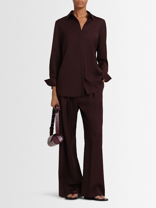 A.EMERY: Philippa wool shirt - Purple - women_1 | Luisa Via Roma
