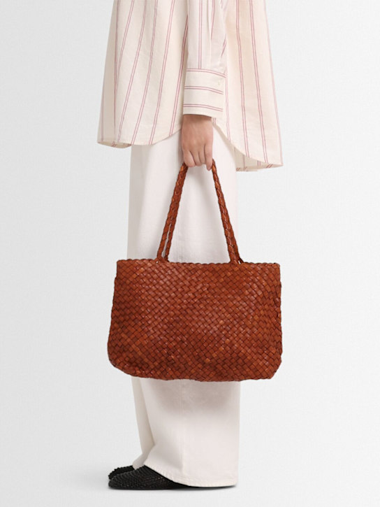 Dragon Diffusion: Bolso Vintage Mesh Tote de piel - Canela - women_1 | Luisa Via Roma