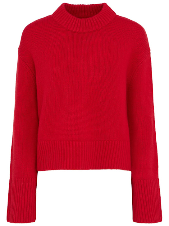 Lisa Yang: Sony sweater - Goji Berry - women_0 | Luisa Via Roma