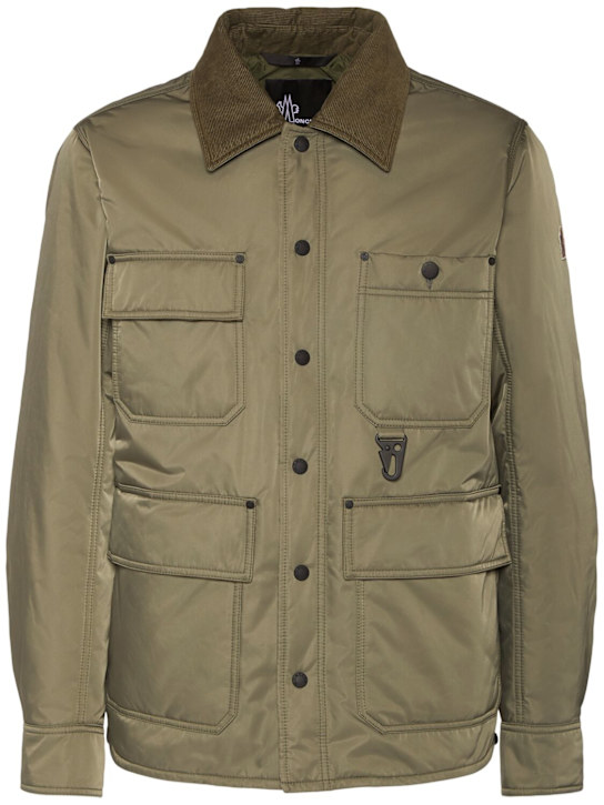 Moncler Grenoble: Waterton tech down jacket - men_0 | Luisa Via Roma