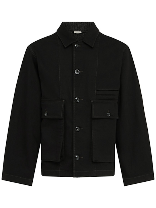 Lemaire: Boxy cotton jacket - men_0 | Luisa Via Roma